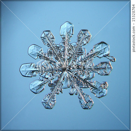 natural crystal snowflake macro natural crystal snowflake macro 15328764