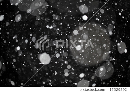 snow bokeh texture on black background snow bokeh texture on black background 15329292