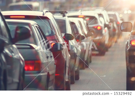 traffic jams in the city, road, rush hour traffic jams in the city, road, rush hour 15329492