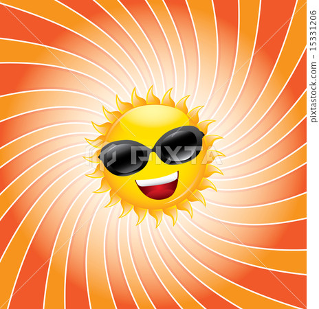 summer design over orange background vector illustration summer design over orange background vector illustration 15331206