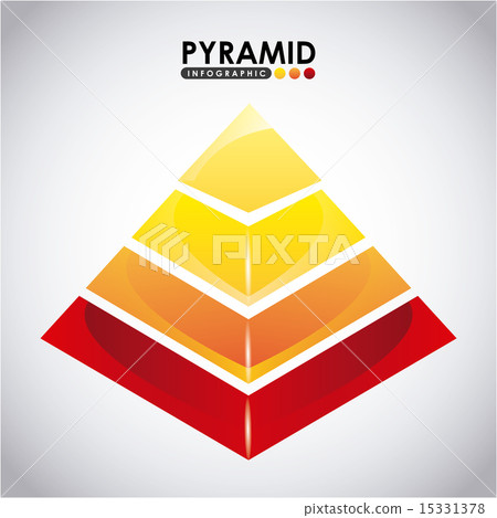 pyramid infographic 15331378