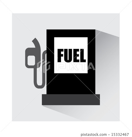 gasoline design over gray background vector illustration 15332467