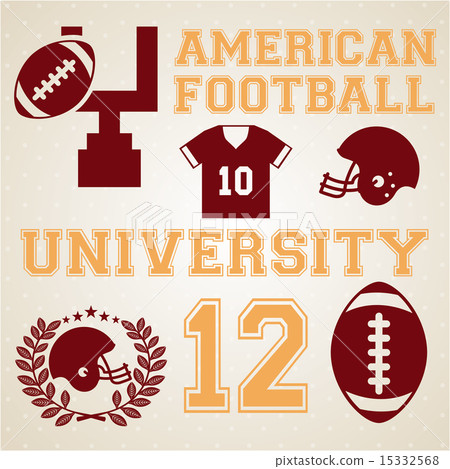 Football design over beige background vector illustration Football design over beige background vector illustration 15332568
