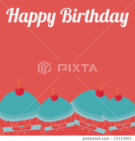 Birthday design over pink background vector... - Stock Illustration ...