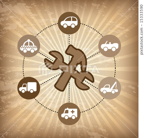 cars design over grunge background vector illustration cars design over grunge background vector illustration 15333590