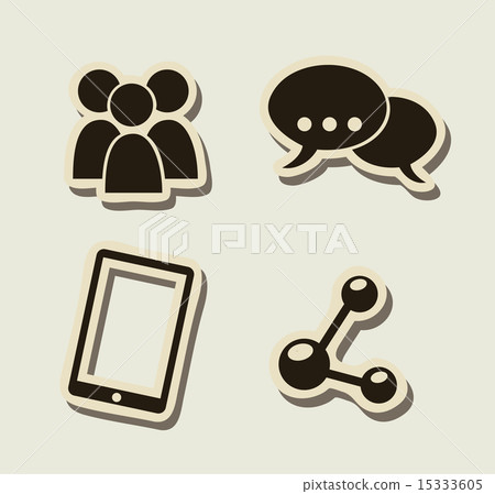 networking design over gray background vector illustration 15333605