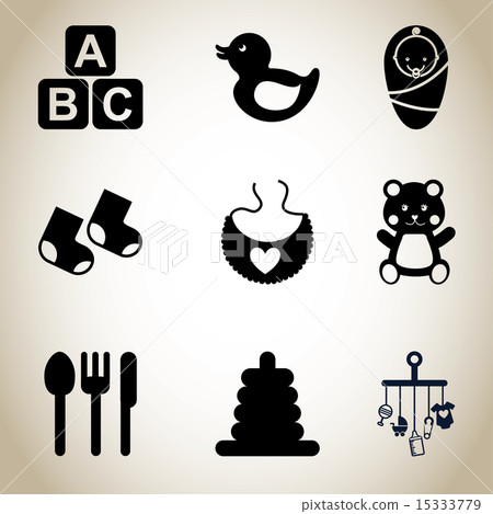 baby design over beige background vector illustration 15333779