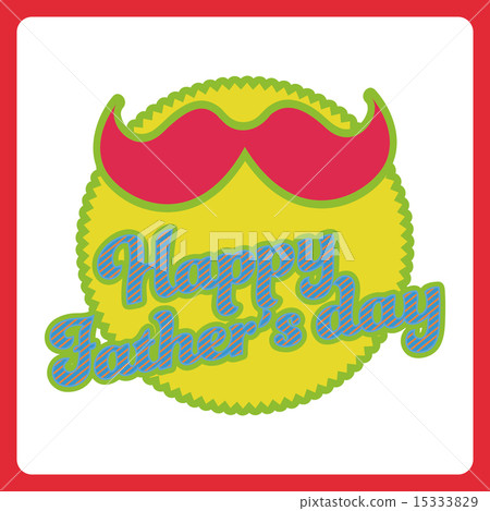 Fathers day over red background vector illustration Fathers day over red background vector illustration 15333829