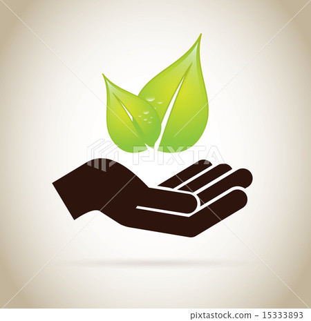 eco design over gray background vector illustration 15333893