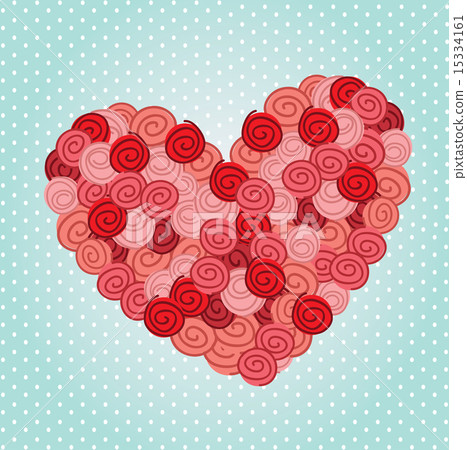 love design over blue background vector illustration love design over blue background vector illustration 15334161