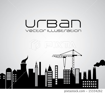 urban design over gray background vector... - Stock Illustration ...