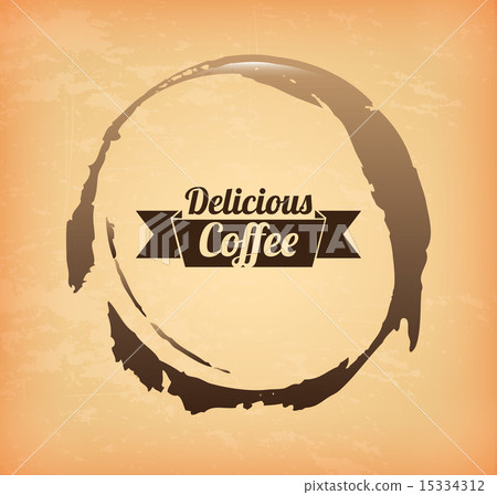 coffee design over pink background vector...-插圖素材 [15334312] - PIXTA圖庫