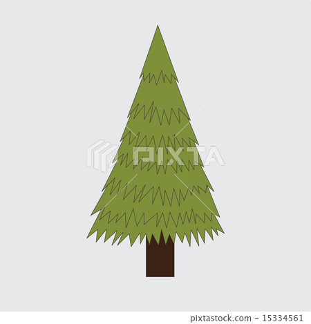 tree design over gray background vector illustration tree design over gray background vector illustration 15334561