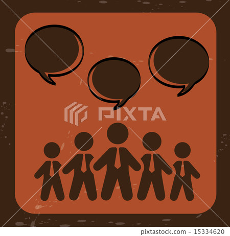 human resources over grid background vector illustration 15334620