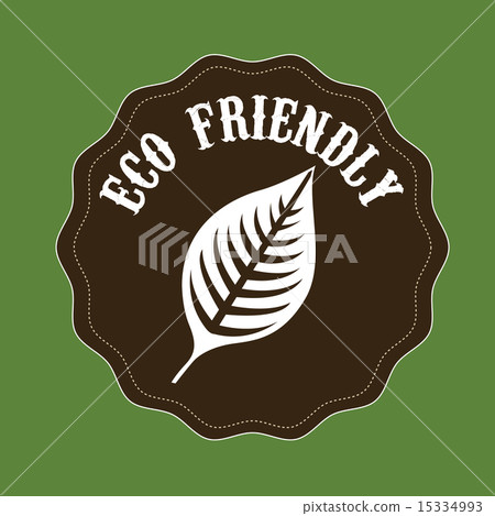 eco design over green background vector illustration eco design over green background vector illustration 15334993