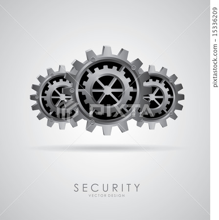 security design over gray background vector illustration security design over gray background vector illustration 15336209