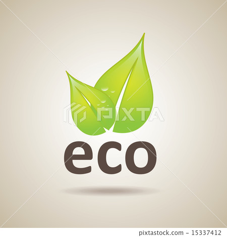 eco design over gray background vector illustartion eco design over gray background vector illustartion 15337412