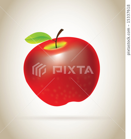 apple design over bronze background vector illustration apple design over bronze background vector illustration 15337618
