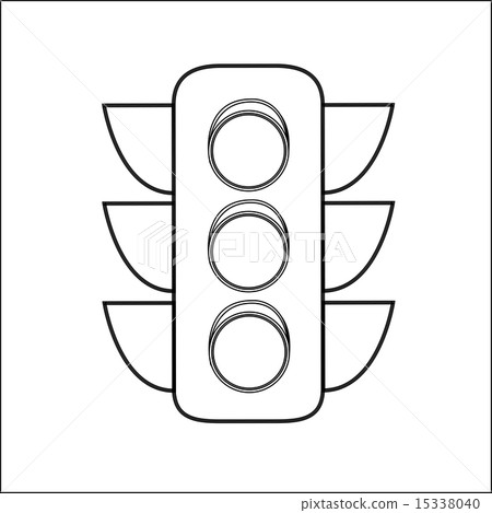 semaphore design over white background vector illustration 15338040