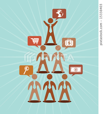 business planner over blue background vector illustration business planner over blue background vector illustration 15338403