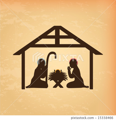 christmas design over cream background vector illustration 15338466