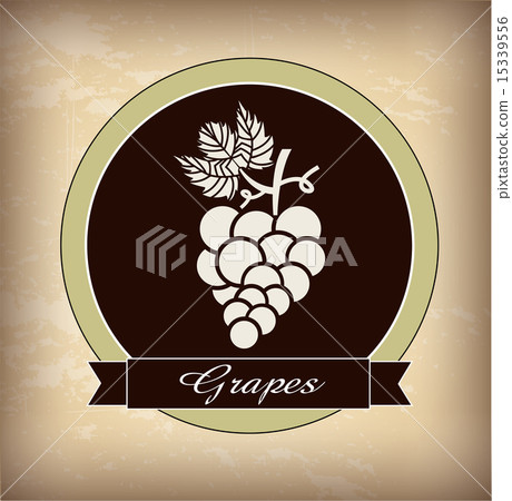 grapes label grapes label 15339556