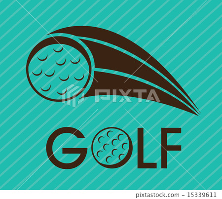 golf design over blue background vector illustration golf design over blue background vector illustration 15339611