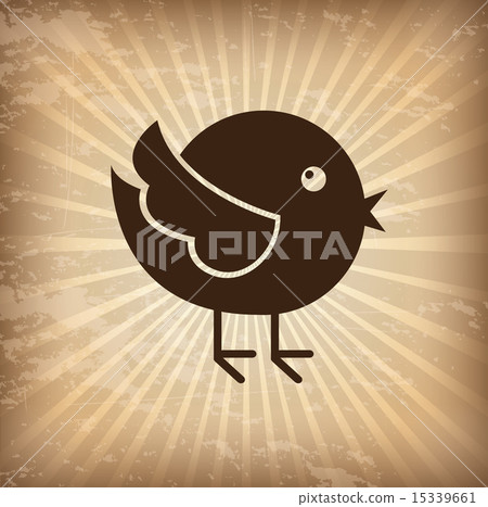 bird design over grunge background vector... - Stock Illustration ...