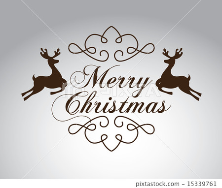 christmas design over gray background vector illustration christmas design over gray background vector illustration 15339761