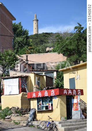 Old Choucha Tower (China Dalian) to view from the station in front of the station Old Choucha Tower (China Dalian) to view from the station in front of the station 15340032