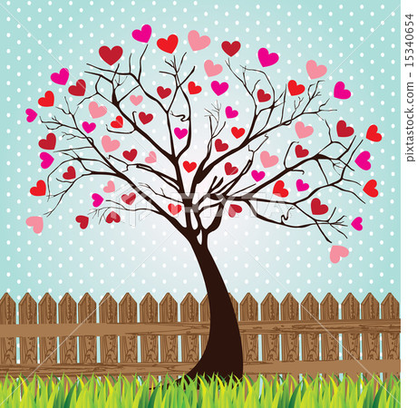 tree love - Stock Illustration [15340654] - PIXTA