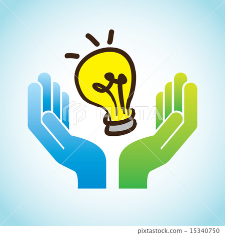 energy design over blue background vector illustration energy design over blue background vector illustration 15340750