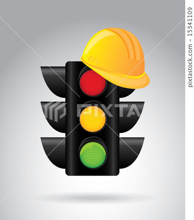 semaphore design over gray background vector illustration 15341109