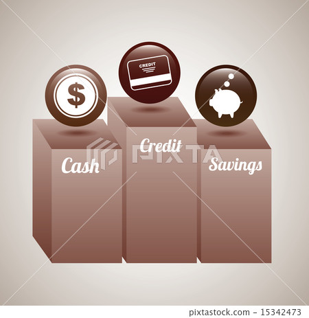 Finance design over beige background vector illustration Finance design over beige background vector illustration 15342473