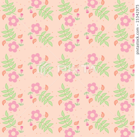 flowers design over pattern background vector illustration flowers design over pattern background vector illustration 15342975