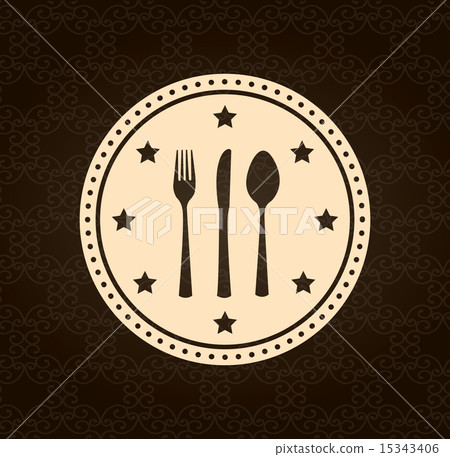 menu design over black background vector illustration 15343406