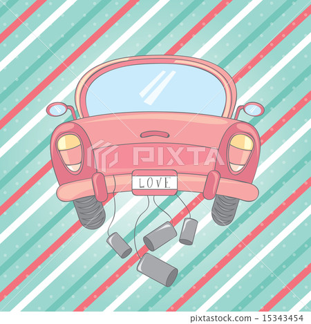 just married design over lineal background vector illustration just married design over lineal background vector illustration 15343454