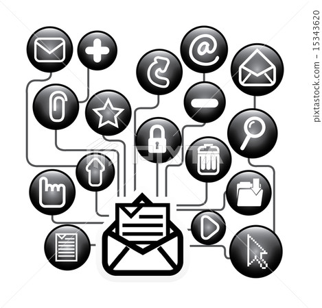 web icon over white background vector illustration - Stock Illustration ...