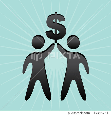 business planner over blue background vector illustration 15343751