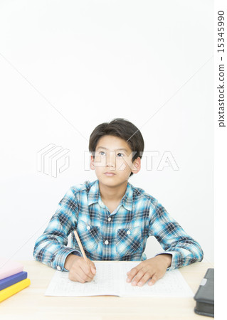 Boy studying Boy studying 15345990