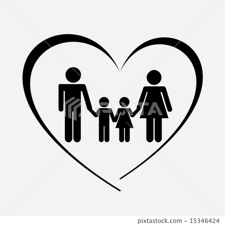 Family design over white background vector illustration 15346424