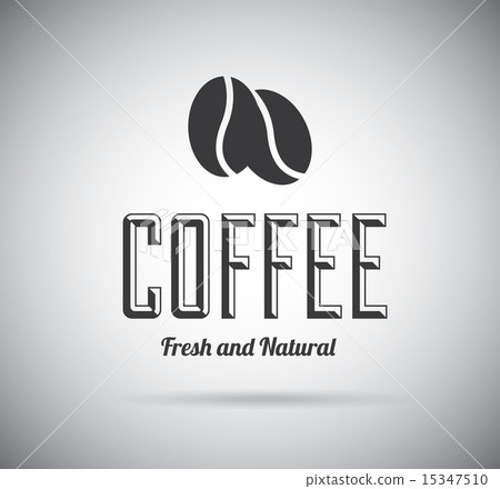 coffee design over gray background vector... - Stock Illustration ...