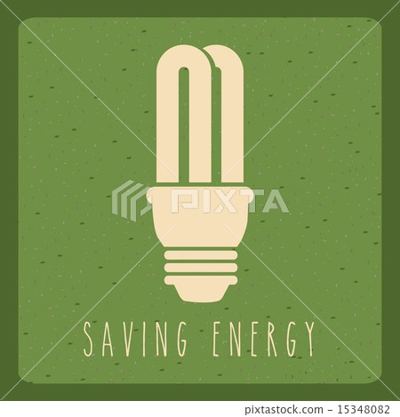 bulbs design over green background vector... - Stock Illustration ...