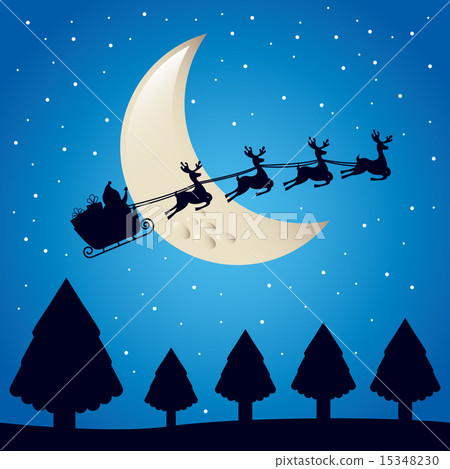 christmas design over night sky background vector illustration christmas design over night sky background vector illustration 15348230