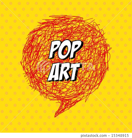 pop art explosion over dotted background vector illustration 15348915