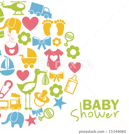 baby icons over white background vector illustration baby icons over white background vector illustration 15349060