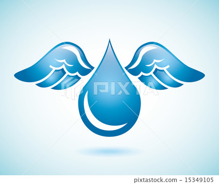water design over blue background vector illustration water design over blue background vector illustration 15349105