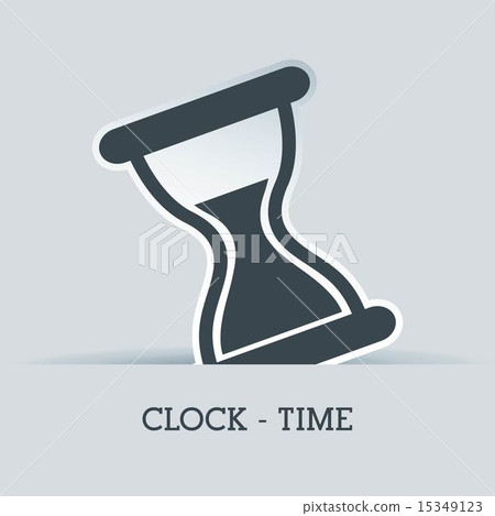 time design over blue background vector illustration 15349123