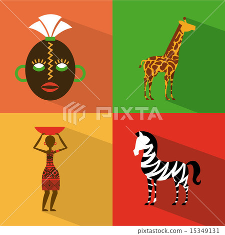Africa design over background vector illustration 15349131