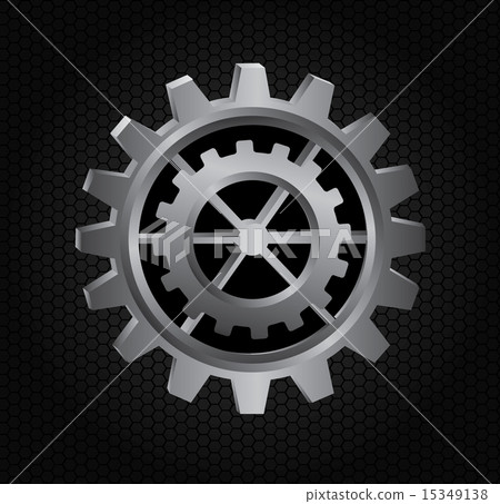 gears design over black background vector... - Stock Illustration ...
